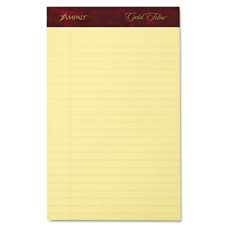 Ampad Canary Jr. Legal Pad, 50 Pg, Pk4 20-029
